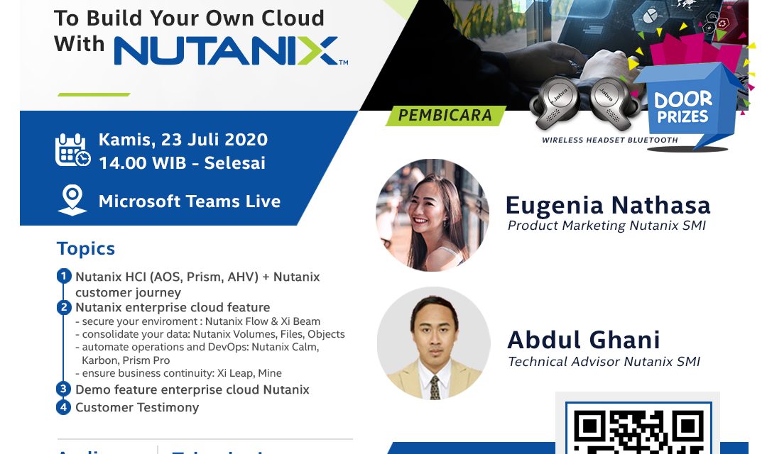 Webinar: One Click to Build your Own Cloud with Nutanix