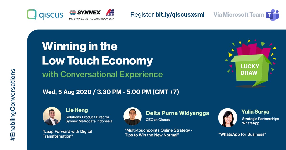 Qiscus Event: Winning The Low Touch Economy