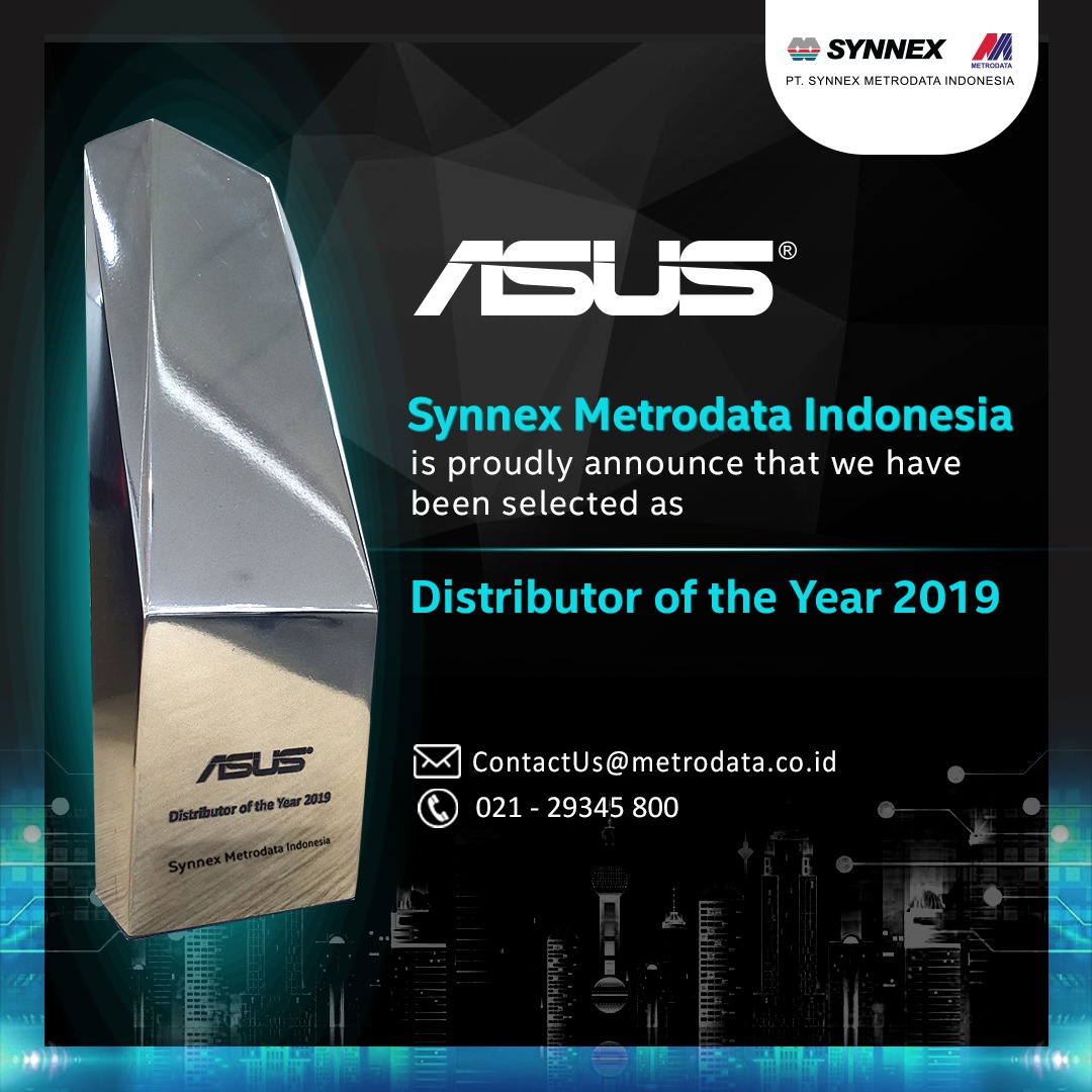 Synnex Metrodata Indonesia: “ASUS Distributor Of The Year 2019”