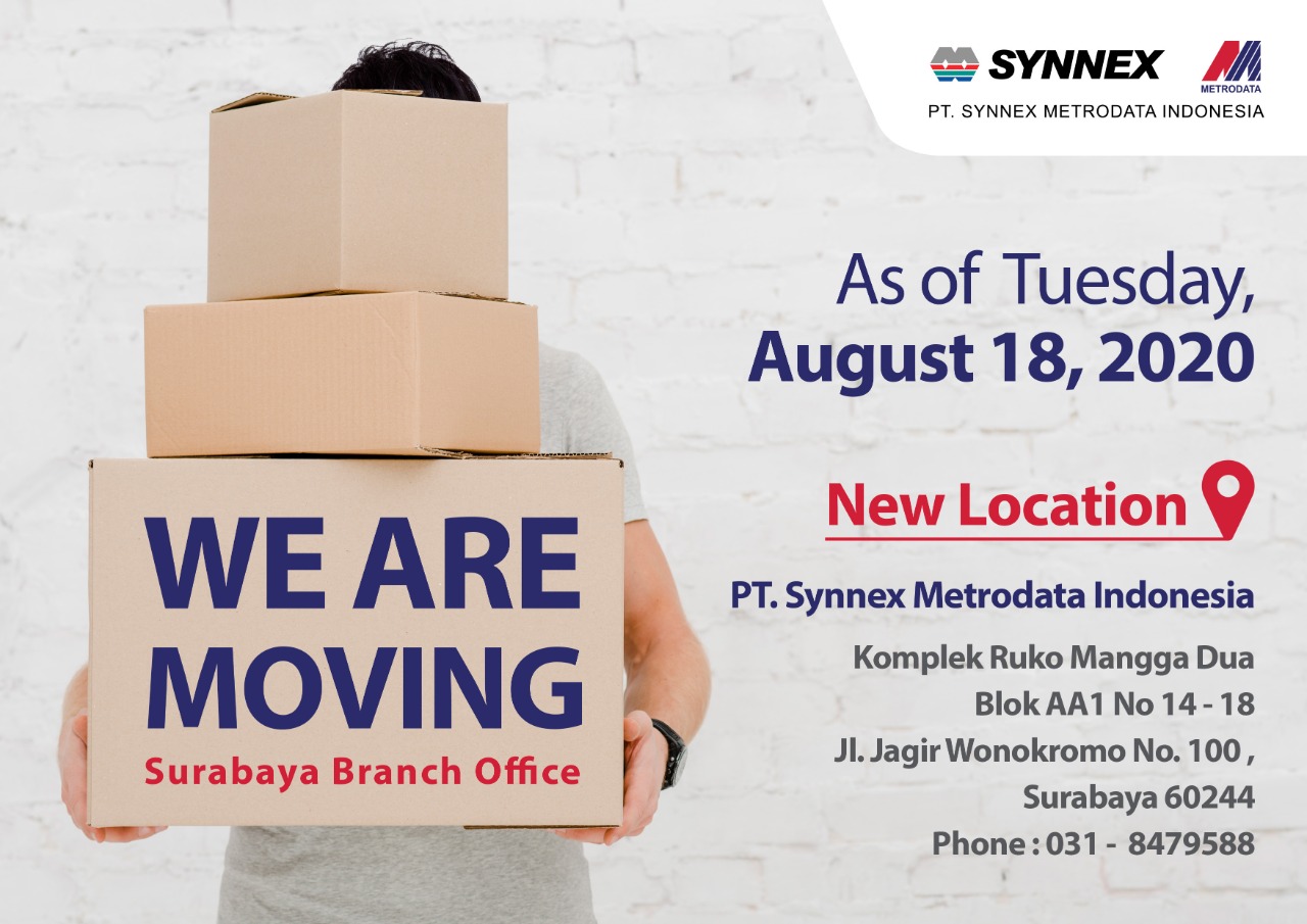 We Are Moving Today! (Surabaya Branch Office)