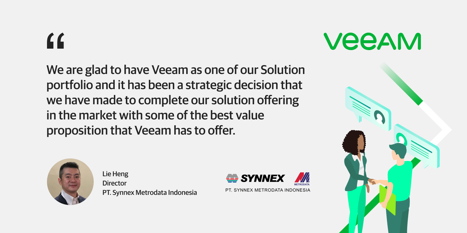 Veeam Deliver Its Solutions in Indonesia With Synnex Metrodata Indonesia