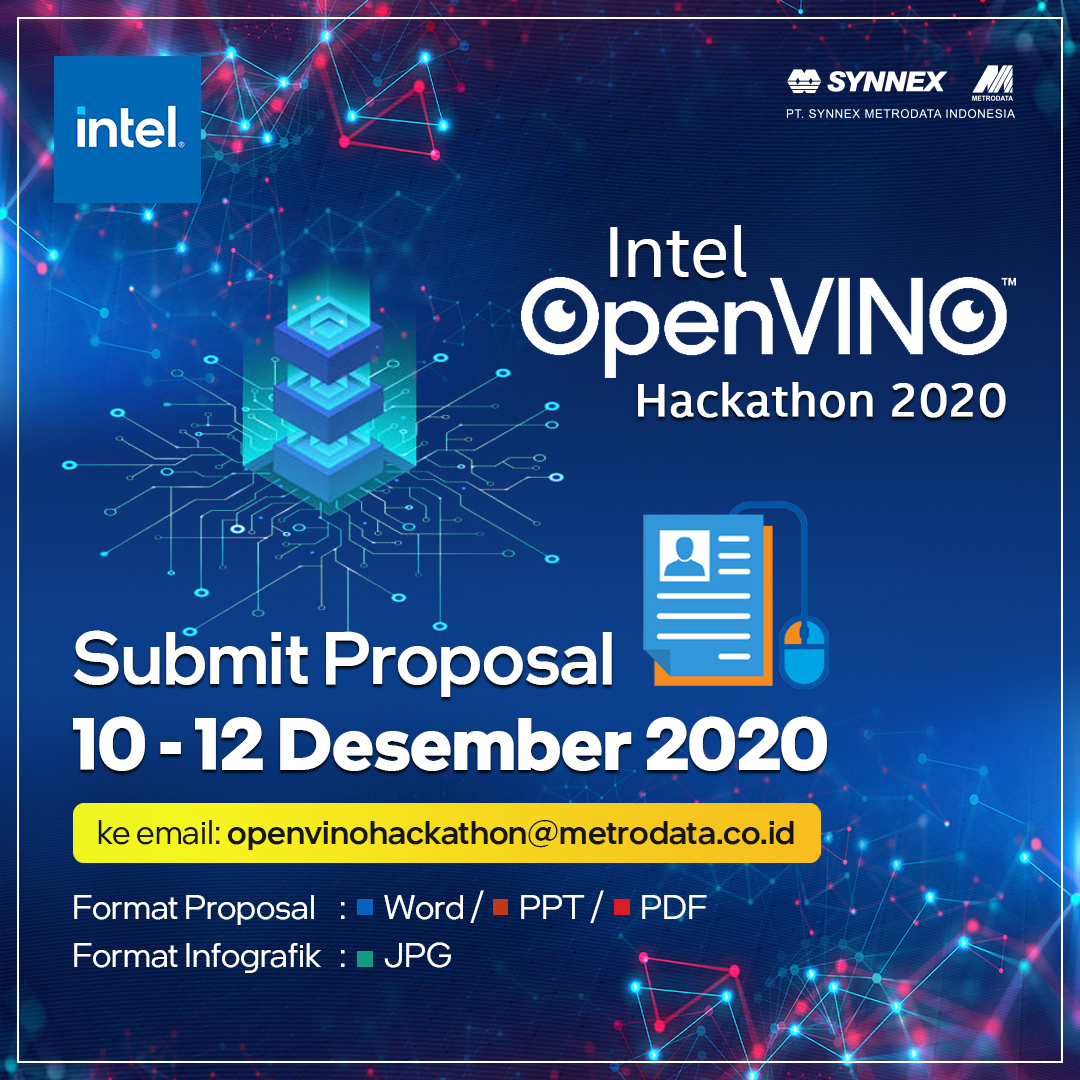 Pengumuman Pengumpulan Proposal OpenVINO Hackathon 2020