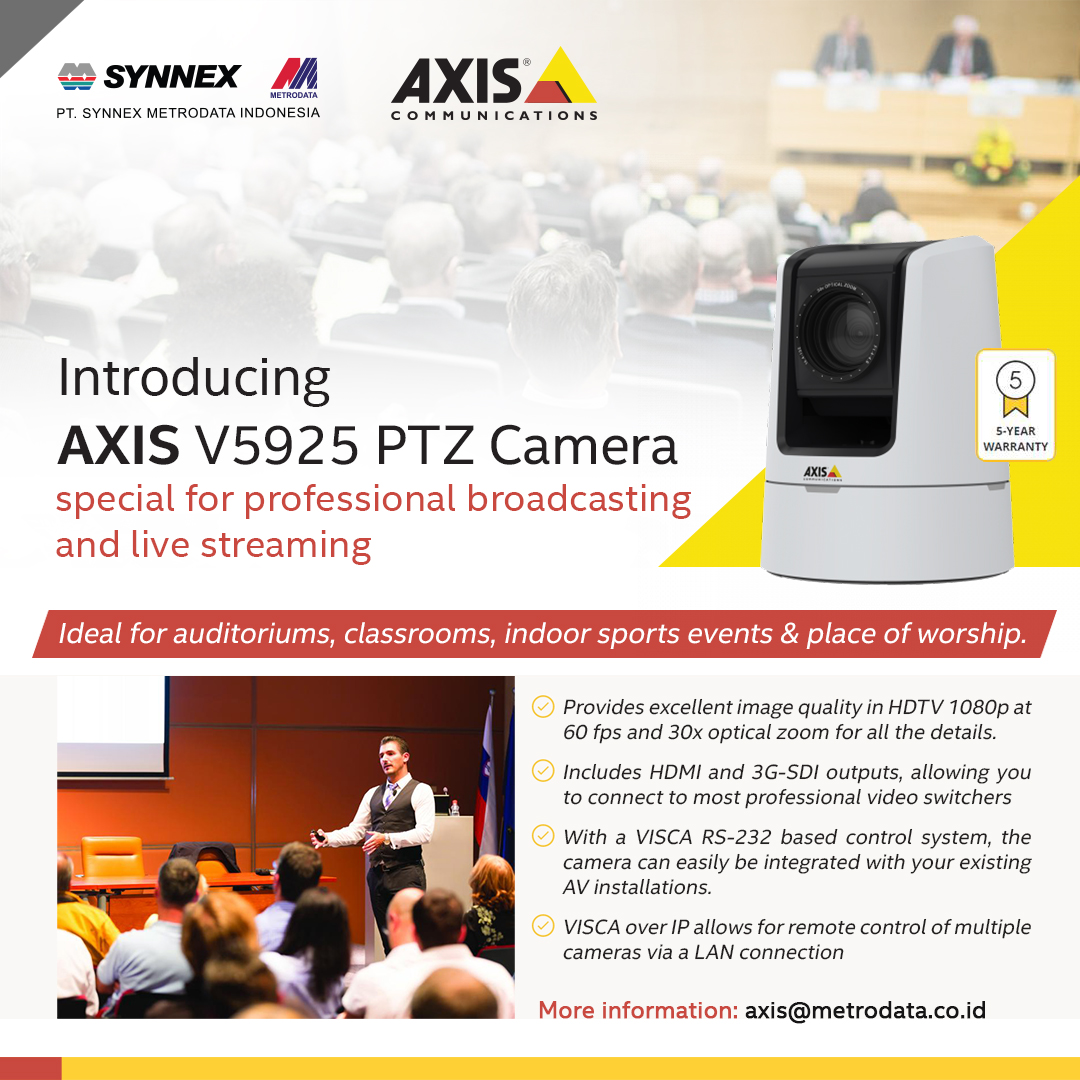 Introducing AXIS V5925 PTZ Camera