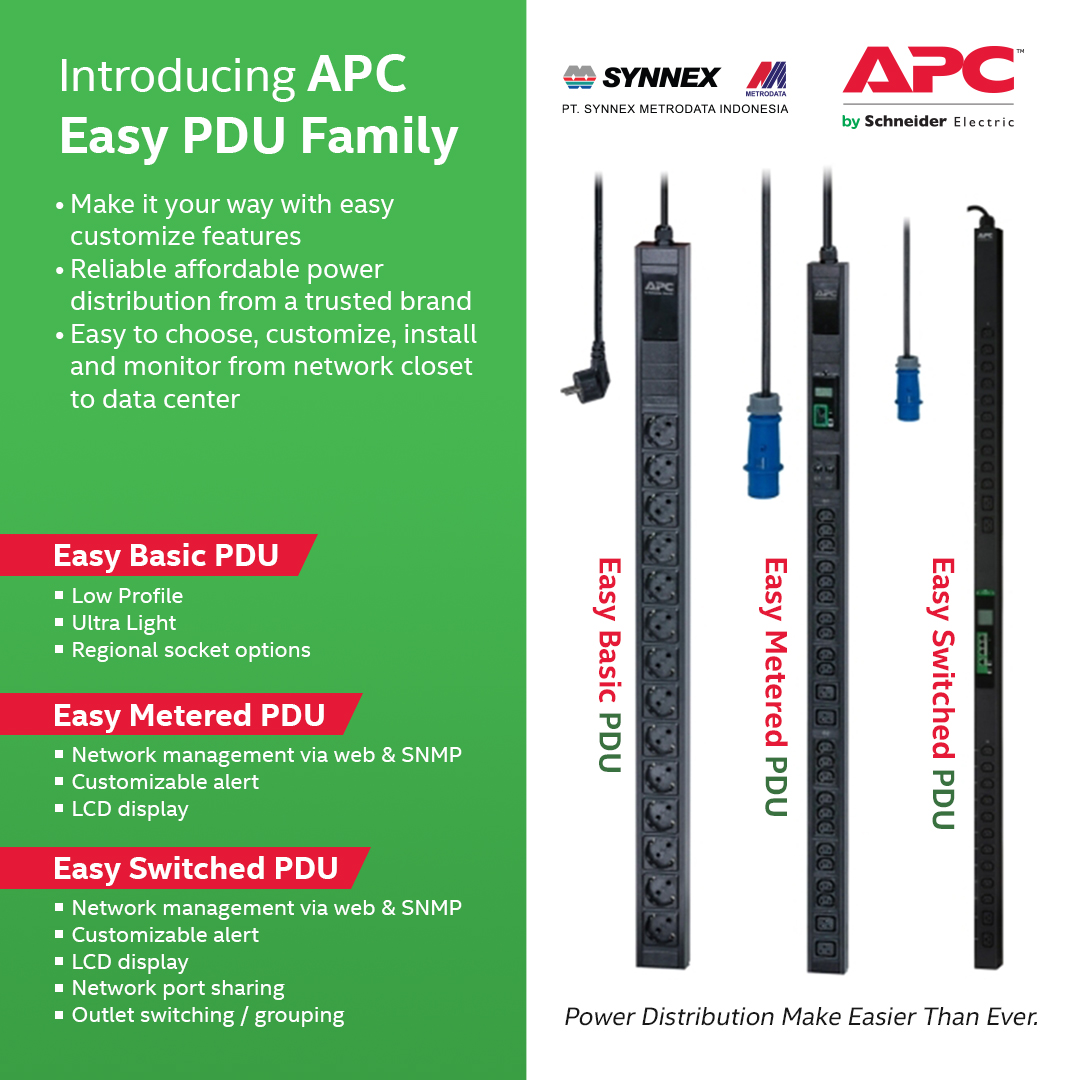 New Product Release, Introducing APC Easy Family PDU and Rack!