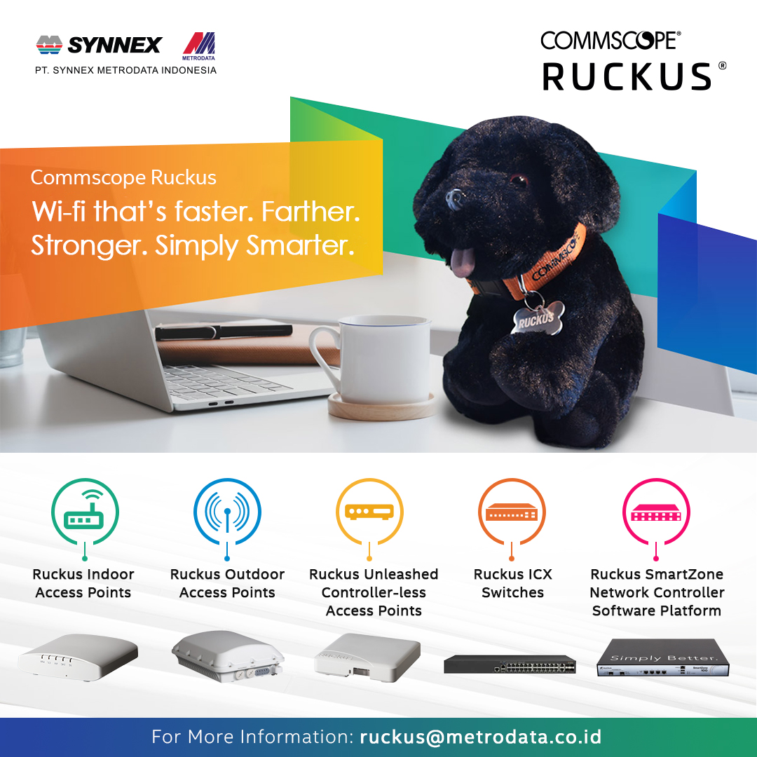 Commscope Ruckus : Wi-Fi that’s faster. Farther. Stronger. Simply Smarter.
