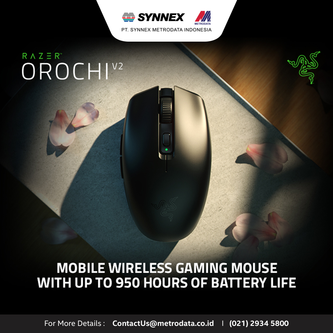 Announcement : Razer Orochi V2 – Mobile Wireless Gaming Mouse with up to 950 hours of Battery Life