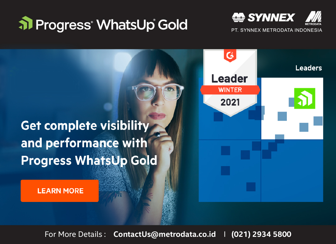 Get complete visibility and performance with Progress WhatsUp Gold