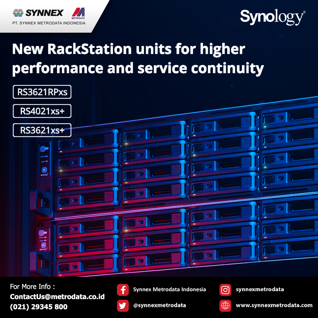 New Rackstation units for higher performance and service continuity