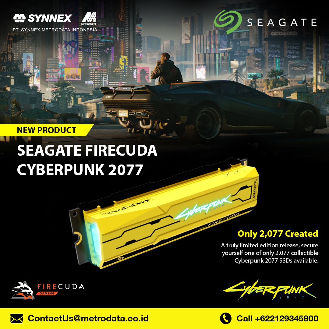 Introducing Seagate Firecuda SSD X Cyberpunk 2077