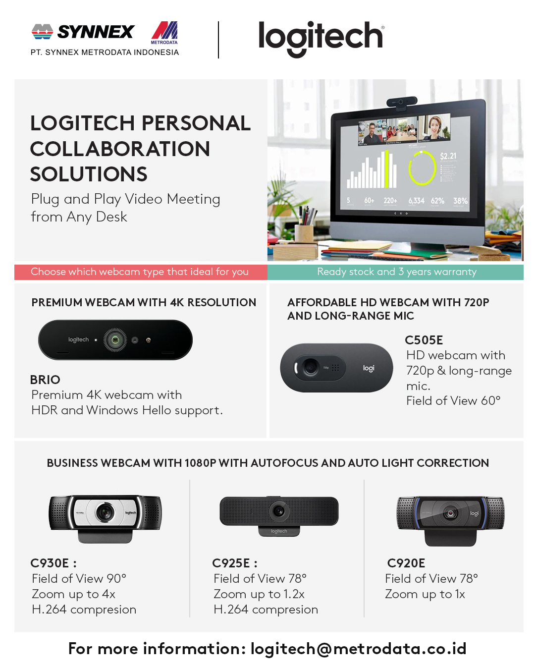 Logitech Personal Collaboration Solutions