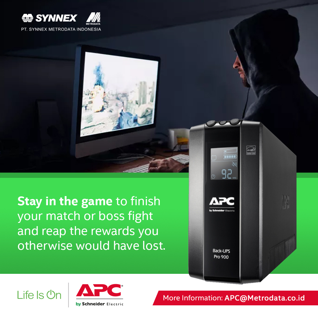 APC Back-UPS Pro 900 - Synnex Metrodata Indonesia