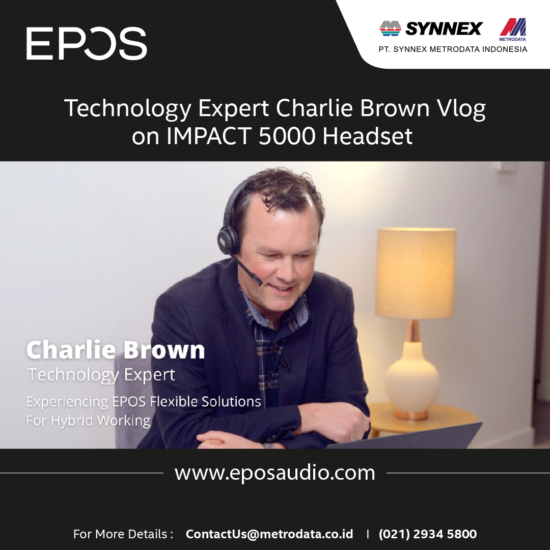 EPOS : Technology Expert Charlie Brown Vlog on IMPACT 5000 Headset