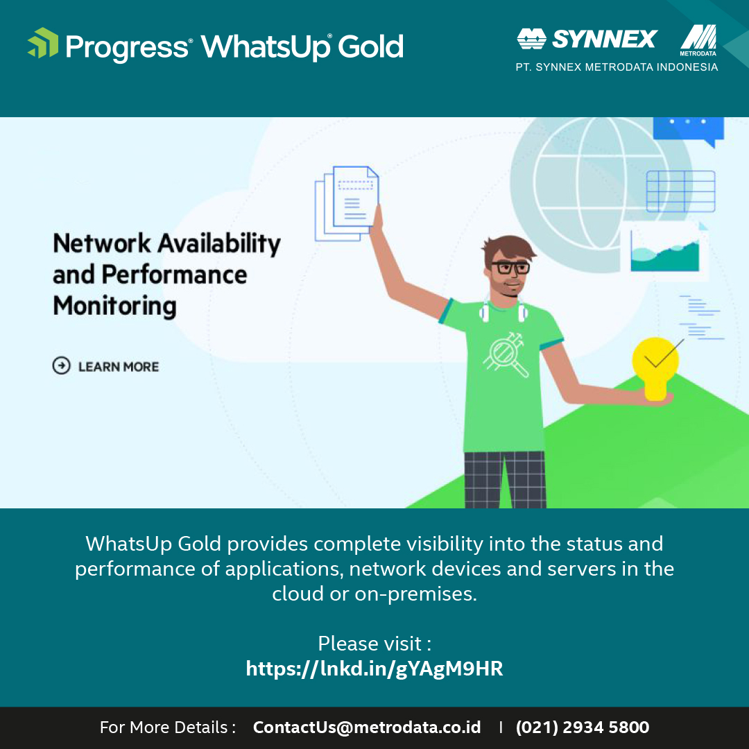 Progress WhatsUp Gold : Network Availability and Performance Monitoring