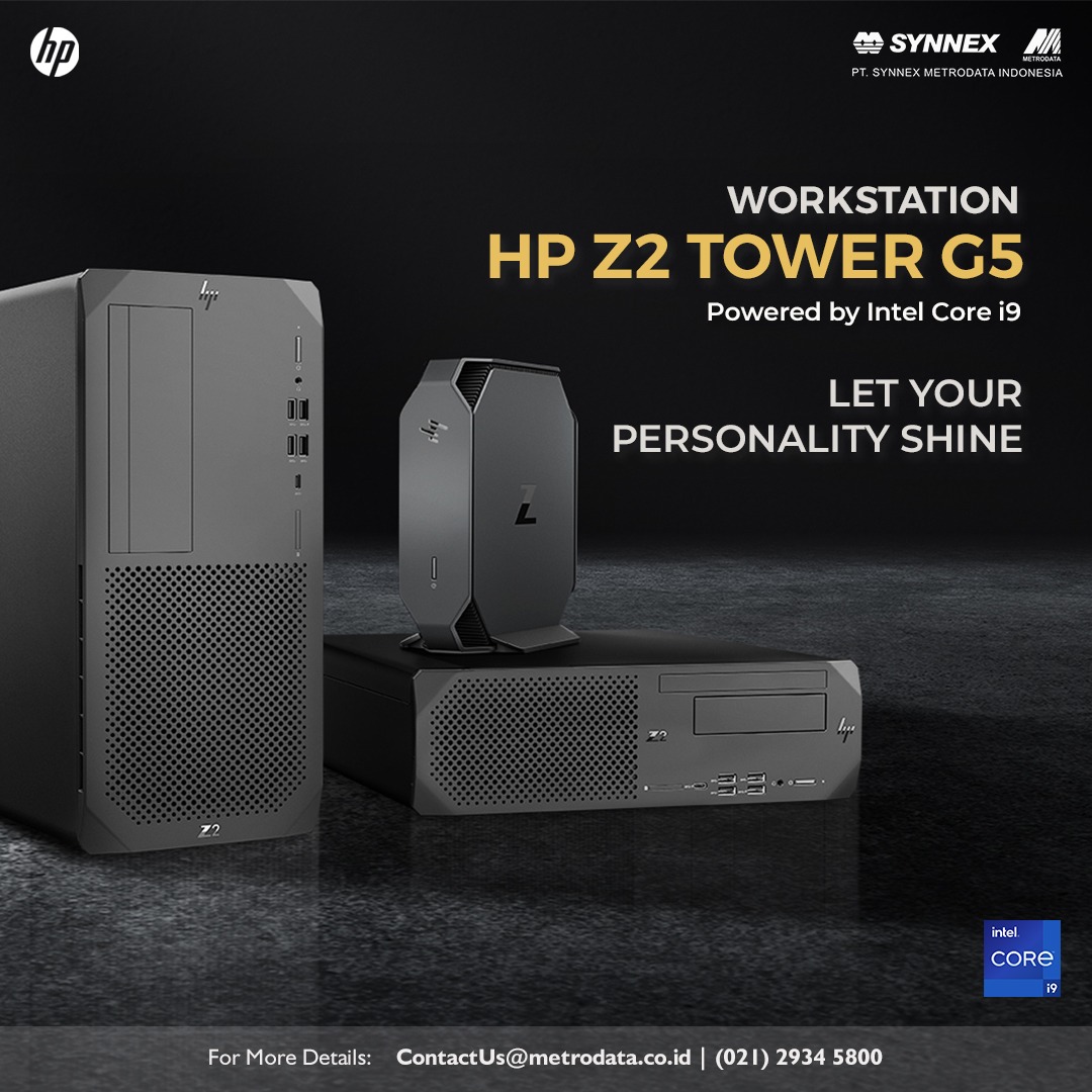 HP Z2 Tower G5 – PC-nya Pekerja Kreatif, Spek Serba Pro!