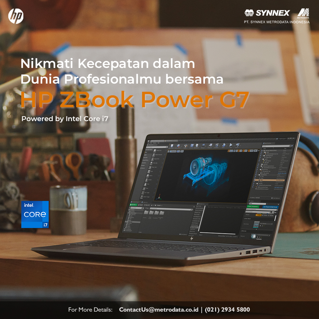 HP ZBook Power G7 – Workstation Bertenaga, Libas Semua Kerjaan Multimedia!