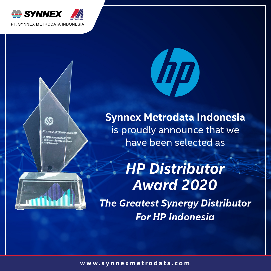 HP Distributor Award 2020 Synnex Metrodata Indonesia