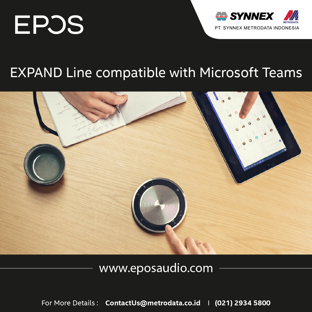 EPOS : EXPAND Line compatible with Microsoft Teams