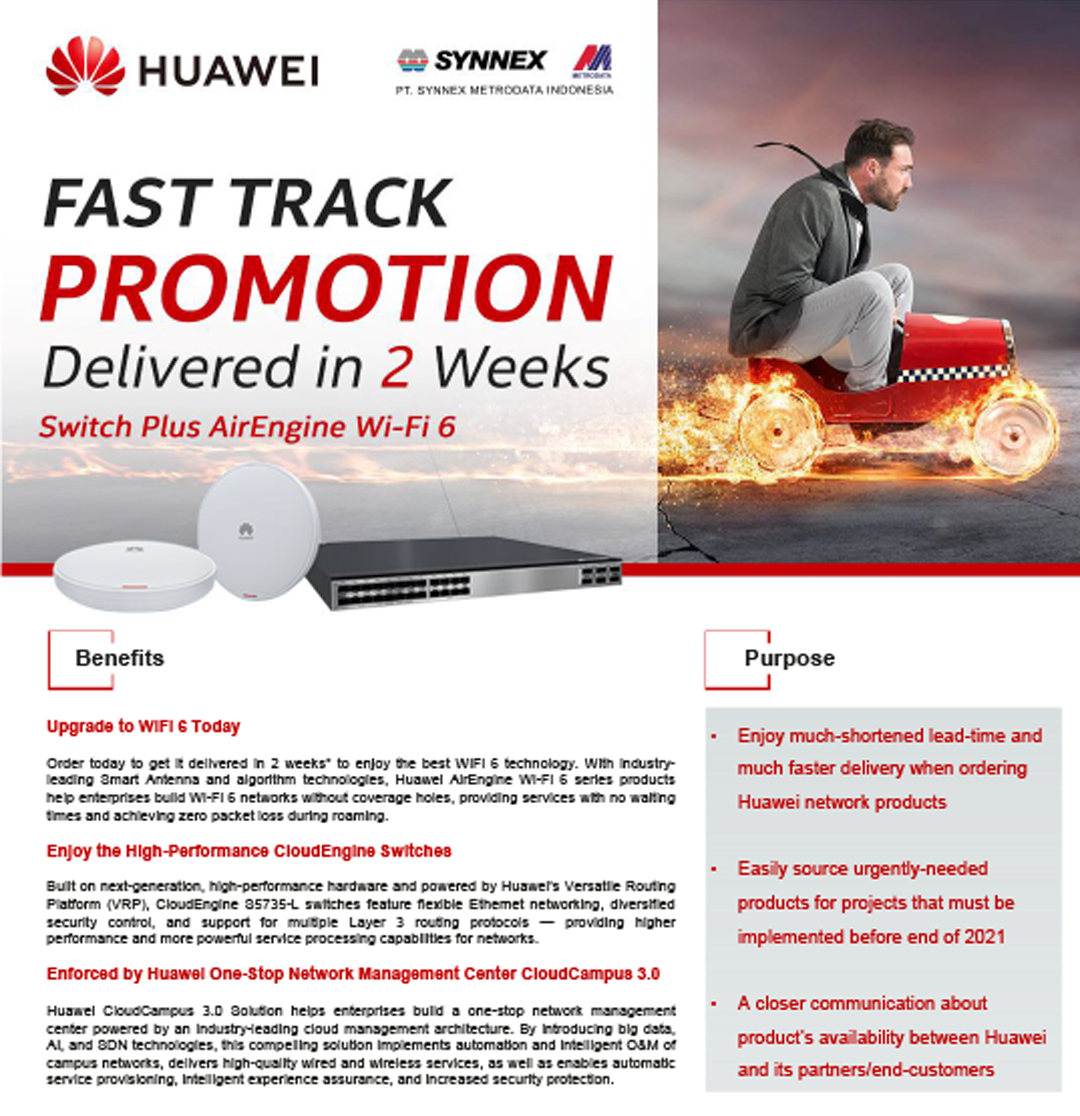 Huawei : Fast Track Promotion