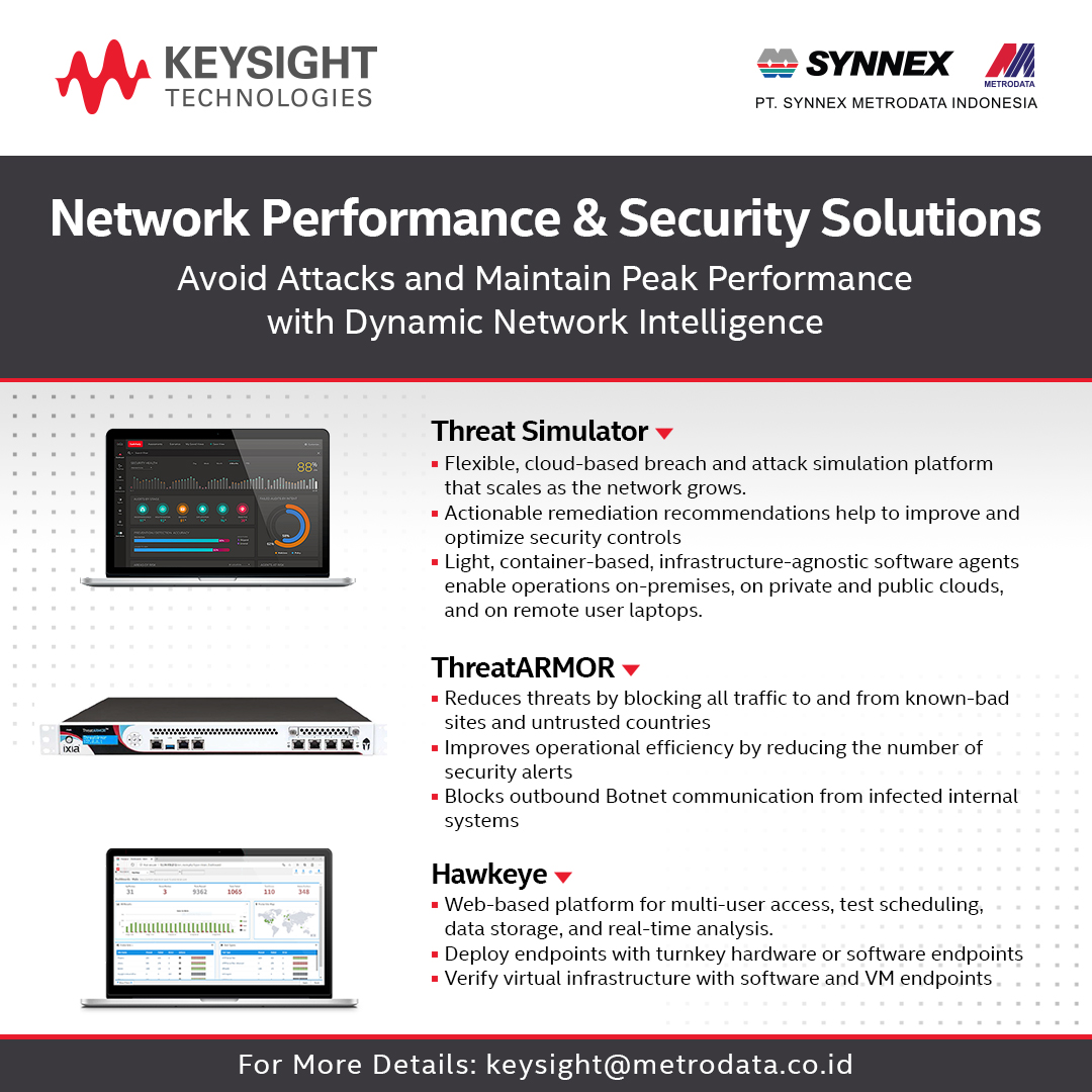 Keysight : Network Performance and Security Solutions