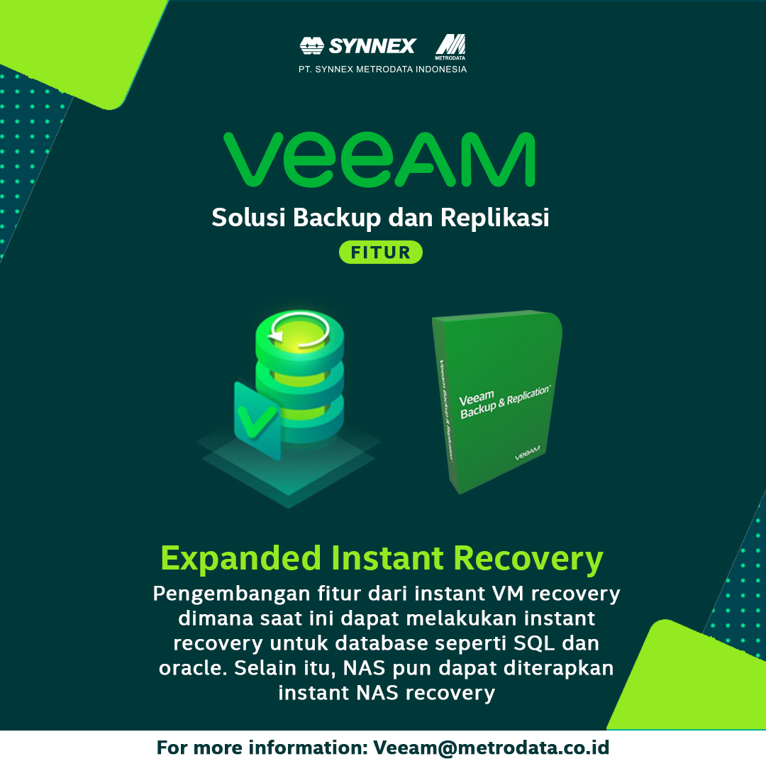 Veeam : Expanded Instant Recovery