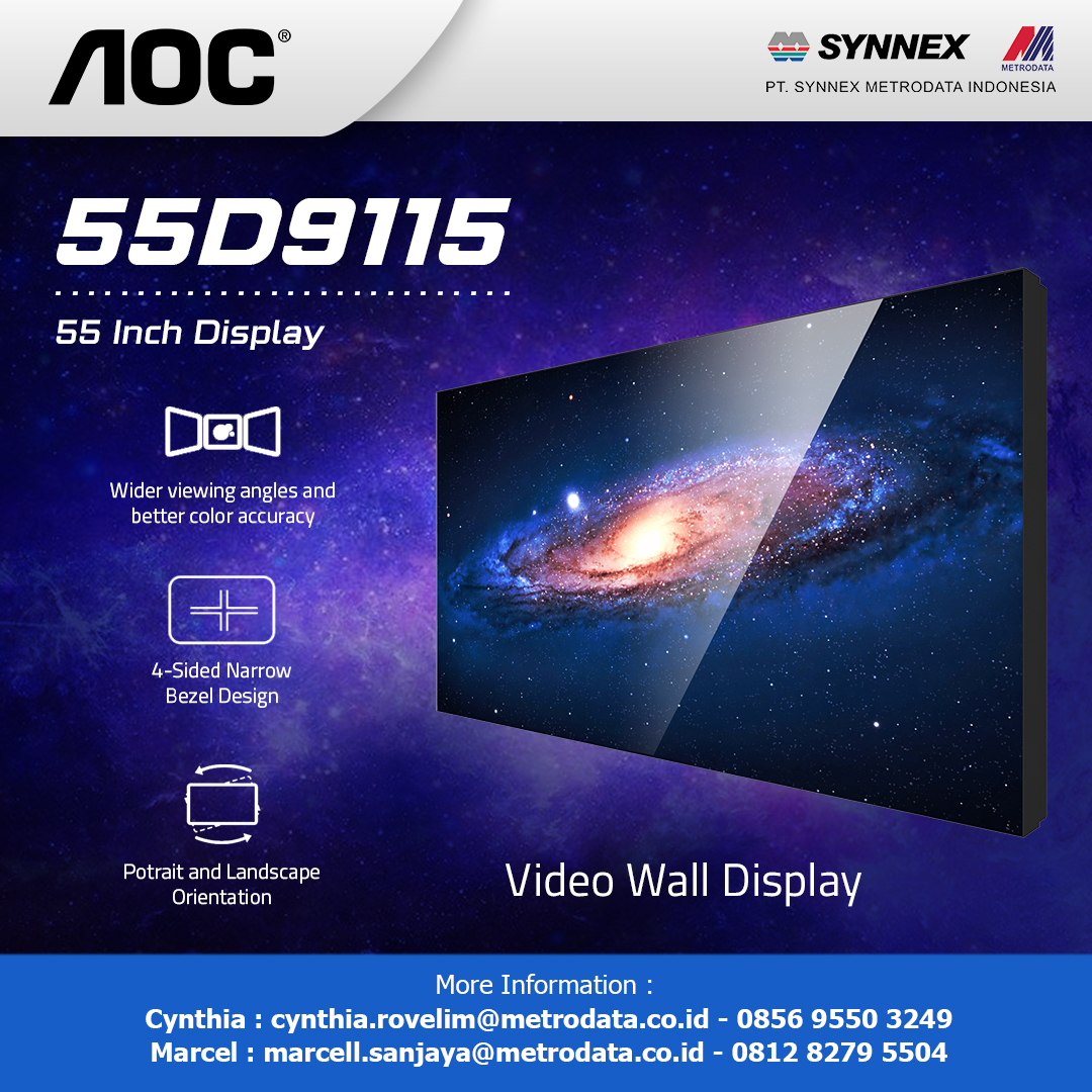 AOC : Video Wall Display 55D9115