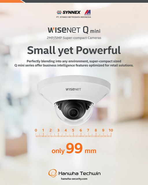 Wisenet Q mini – Small yet Powerful