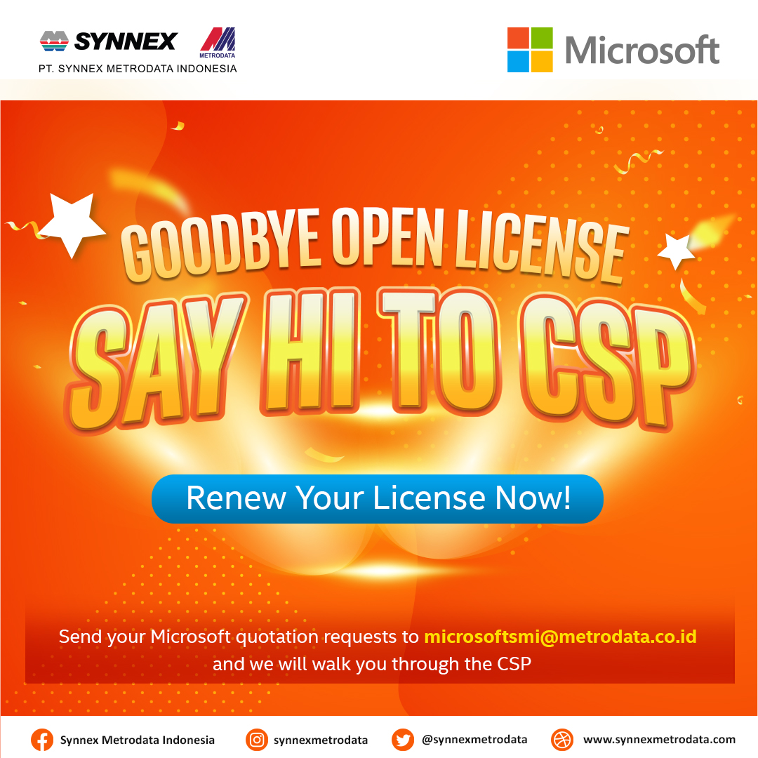 Microsoft : Goodbye Open License Say Hi To CSP