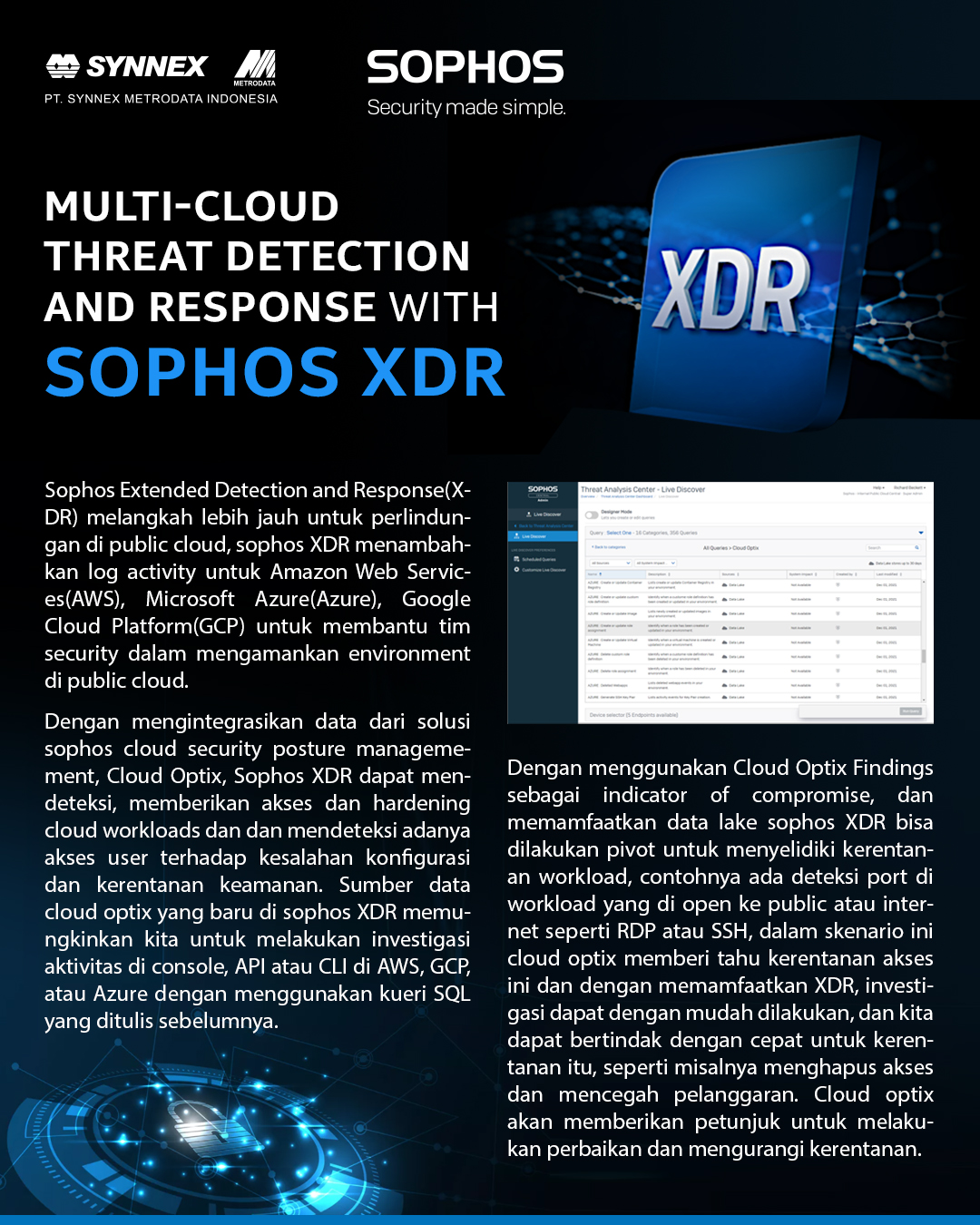 Multi-cloud Threat Detection and Response with Sophos XDR