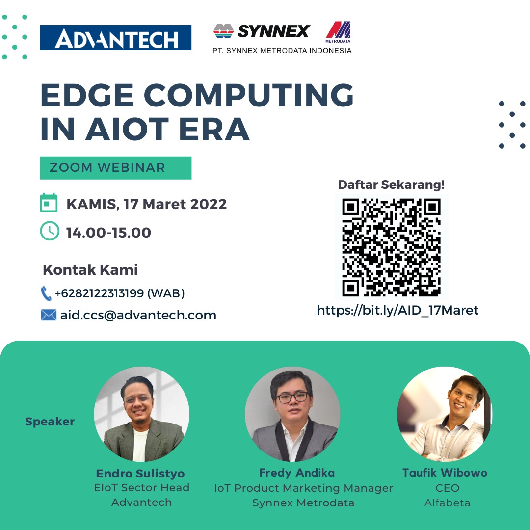 Webinar Advantech : Edge Computing in AIOT Era