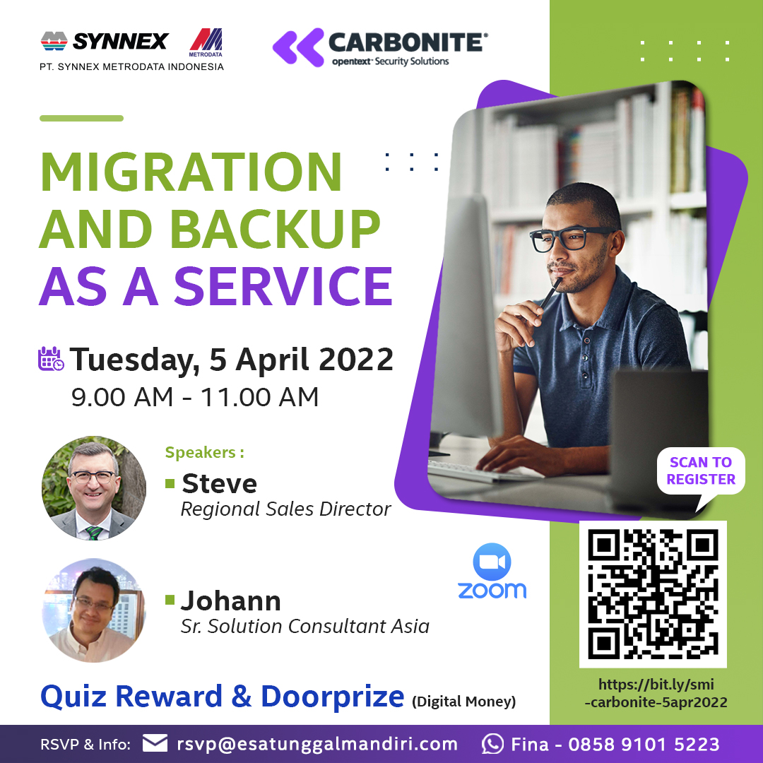 Webinar Carbonite : Migration and Backup as a Service
