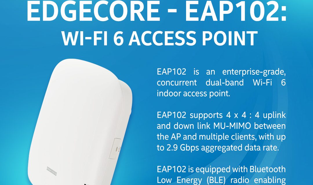 Edgecore Networks : EAP102 Wi-Fi 6 Access Point