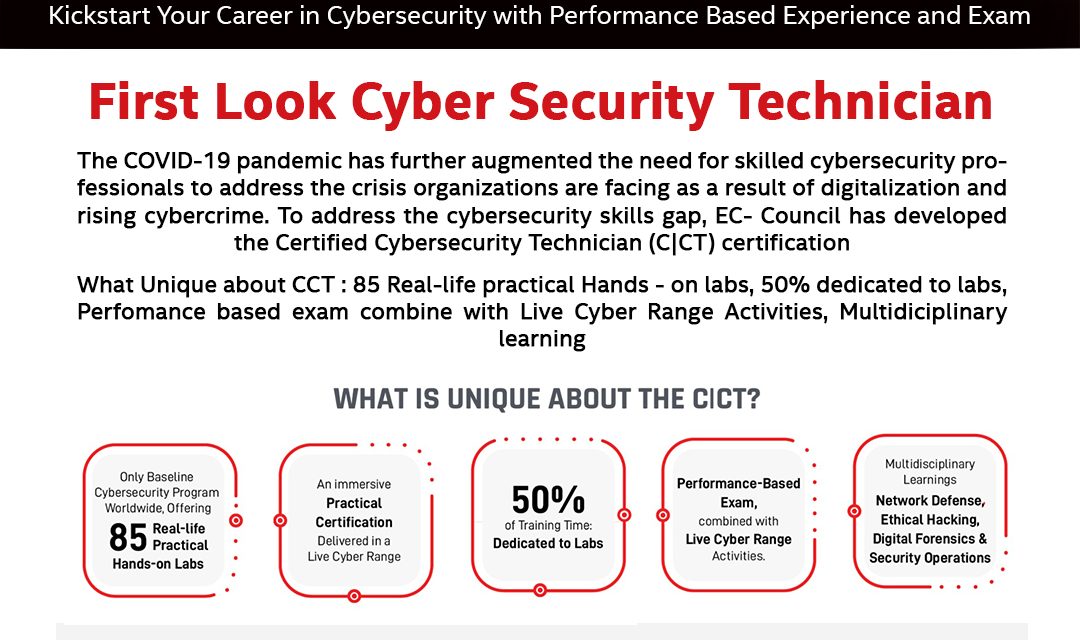 Webinar EC-Council : First Look Certified Cybersecurity Technician