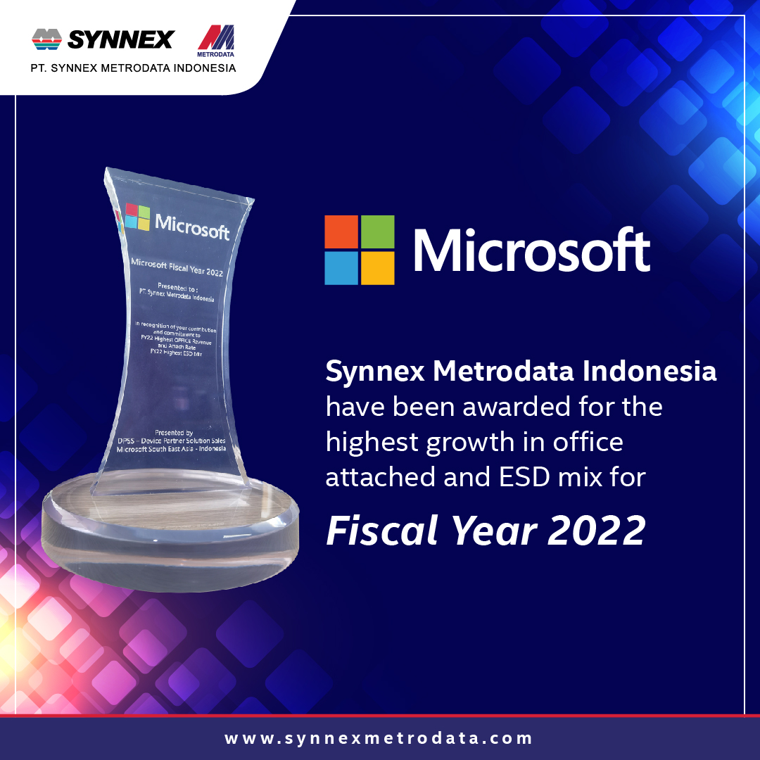 Microsoft Fiscal Year 2022 Synnex Metrodata Indonesia