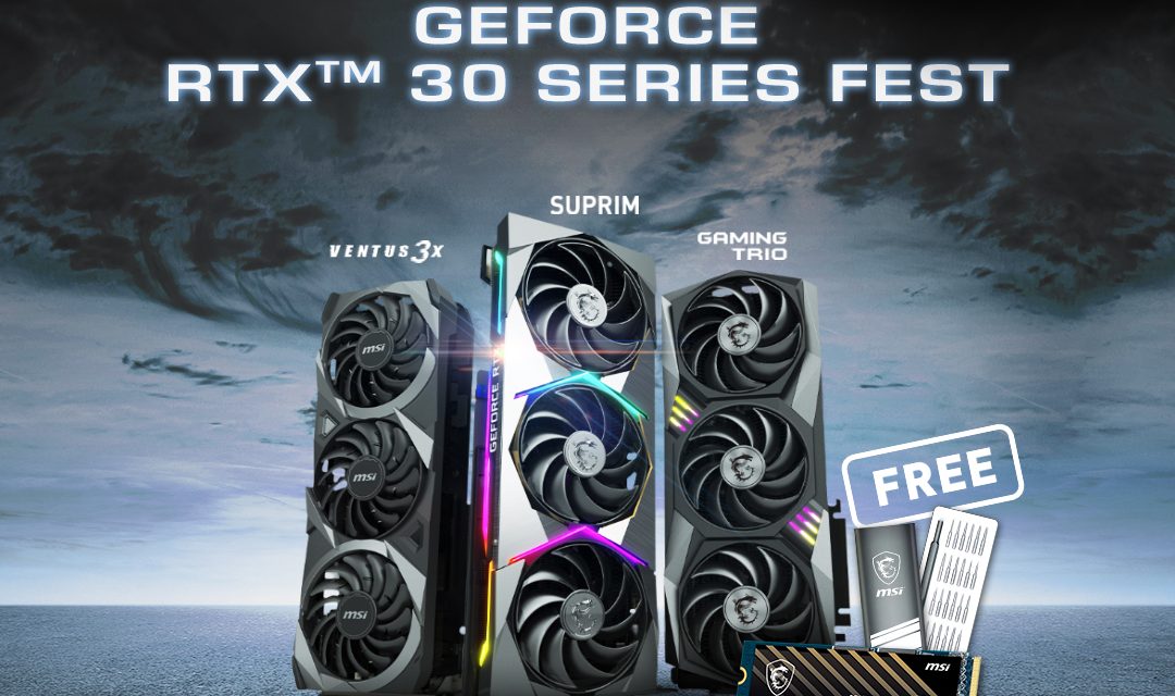 MSI : NVIDIA RTX SUMMER FESTIVAL RESTOCKED & RELOADED