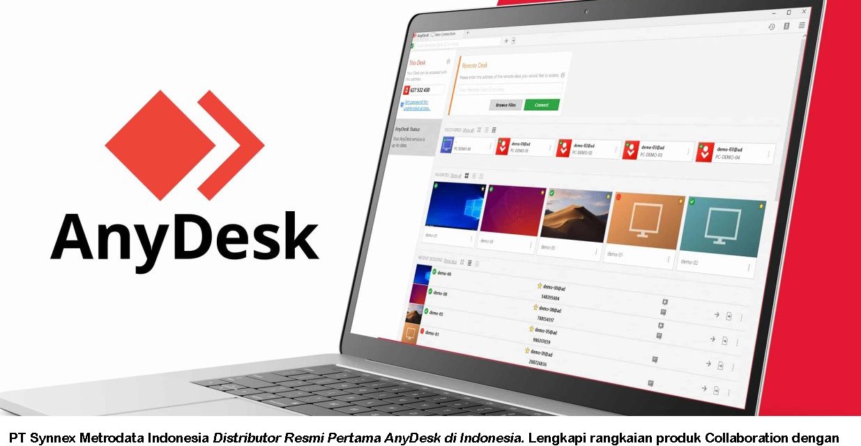 PT Synnex Metrodata Indonesia Distributor Resmi Pertama AnyDesk di Indonesia Lengkapi Rangkaian Produk Collaboration Dengan Pasarkan Secure Remote Access Solution