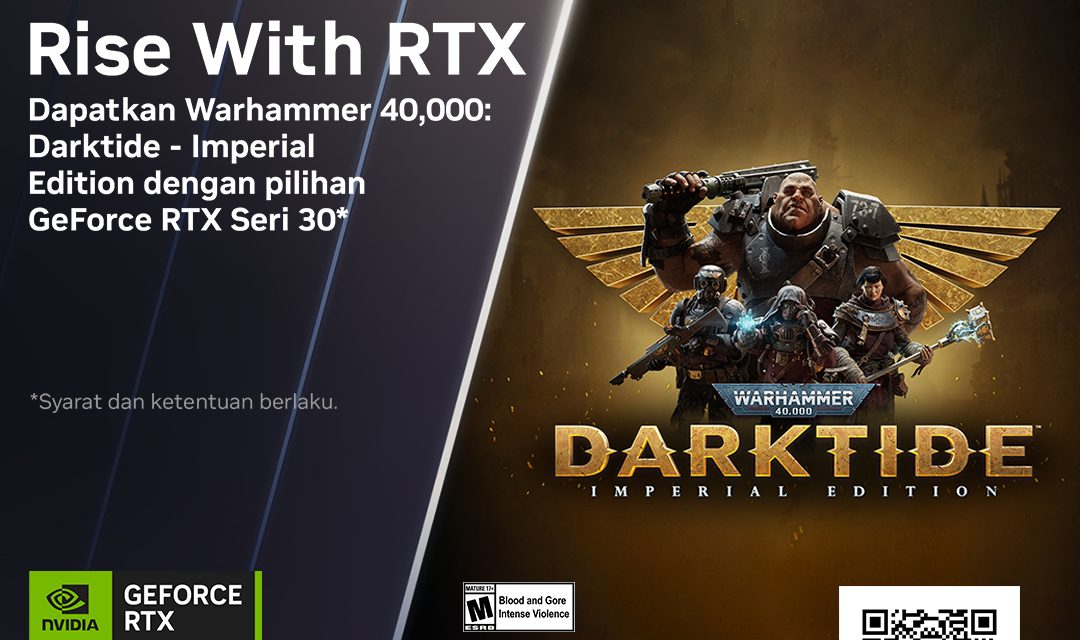 NVIDIA GeForce RTX : Rise With RTX – Dapatkan Warhammer 40,000: Darktide – Imperial Edition dengan GeForce RTX 30 Series pilihan*