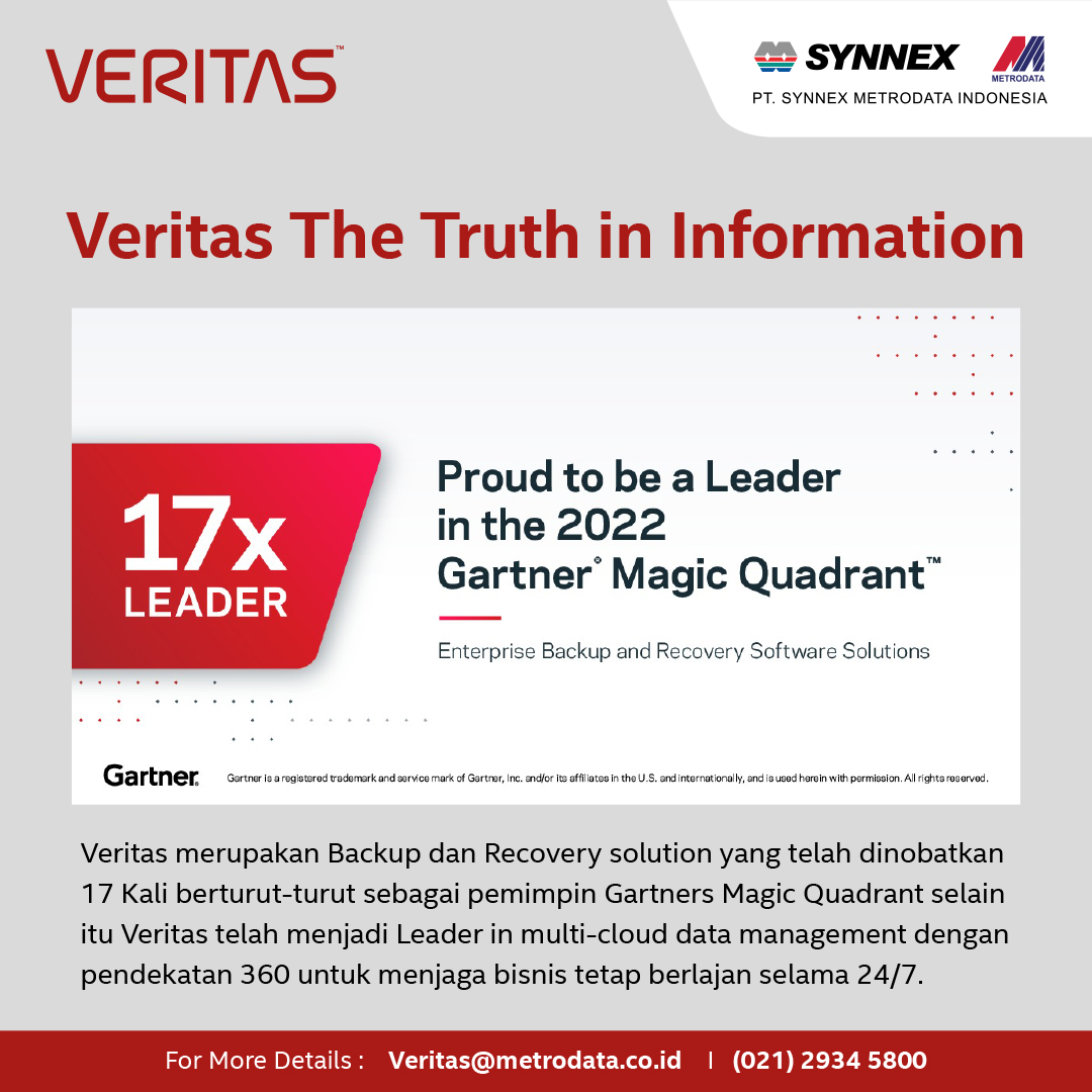 Veritas The Truth in Information Synnex Metrodata Indonesia