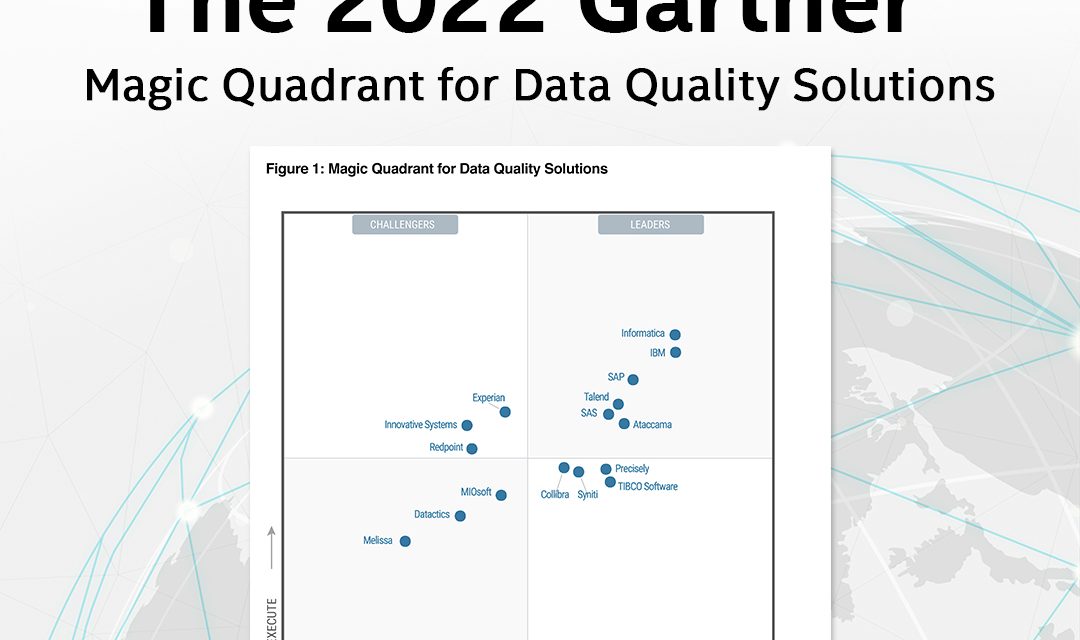 Informatica : The 2022 Gartner Magic Quadrant for Data Quality Solutions