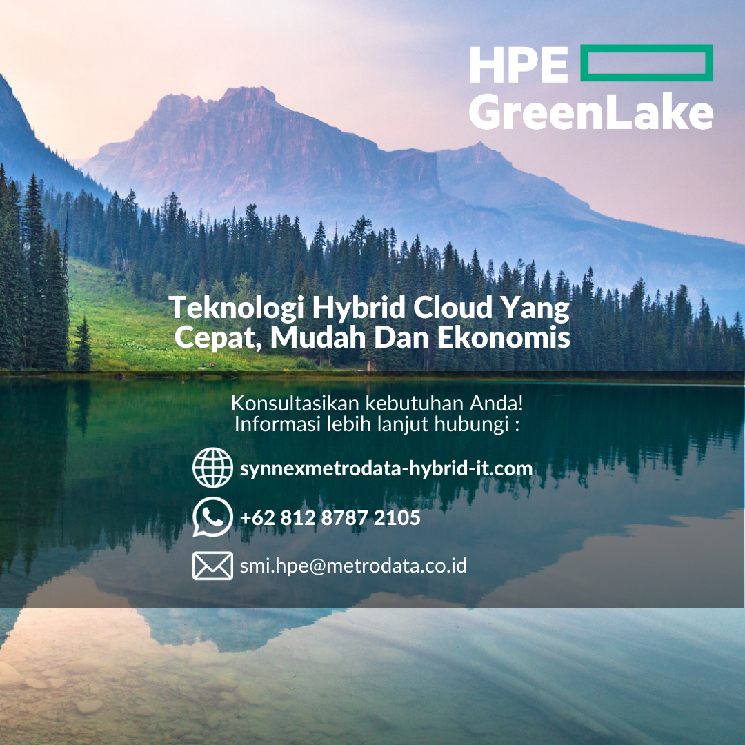 Hewlett Packard Enterprise Inovasi Bisnis tanpa batas dengan HPE GreenLake Synnex Metrodata