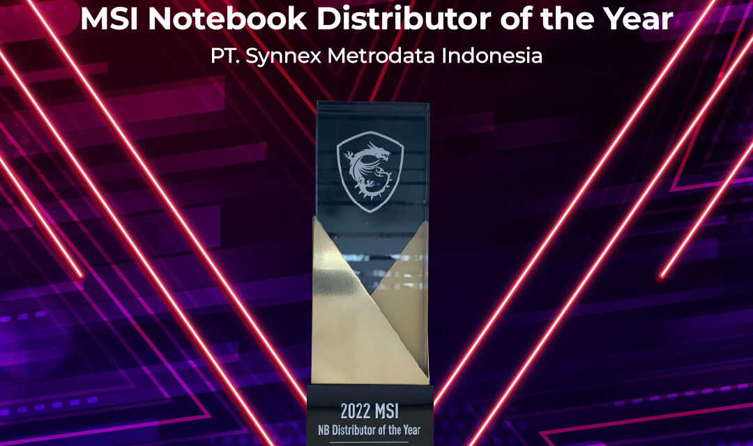 MSI Notebook Distributor of the Year