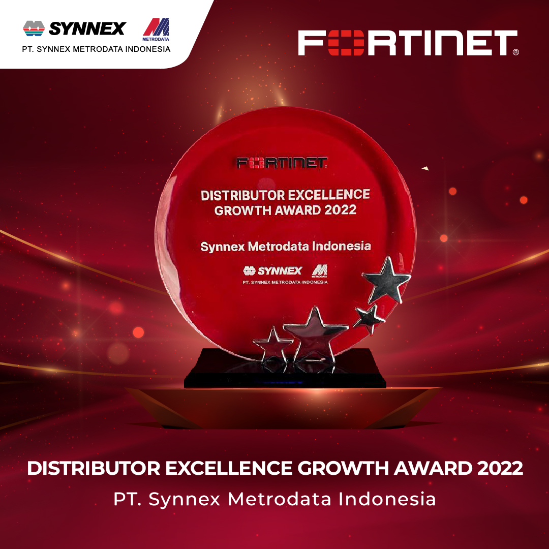 Distributor Excellence Growth Award 2022 Synnex Metrodata