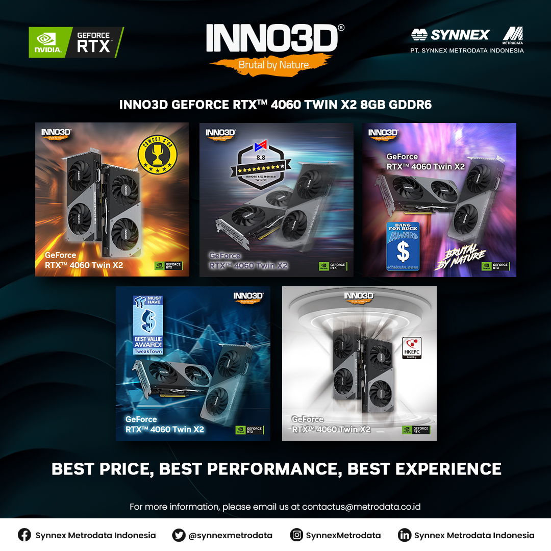 INNO3D GEFORCE RTX Menjadi GPU Terbaik Dikelasnya - Synnex Metrodata ...