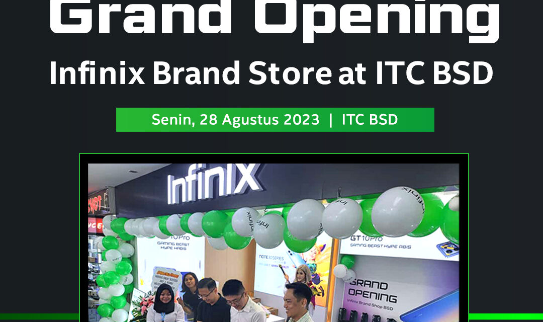 SMI resmi membuka Brand Store Infinix di ITC BSD