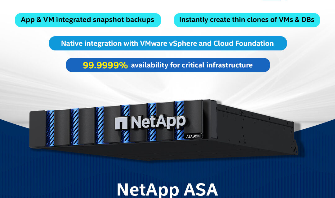 NetApp ASA Ideal for your Critical Workload