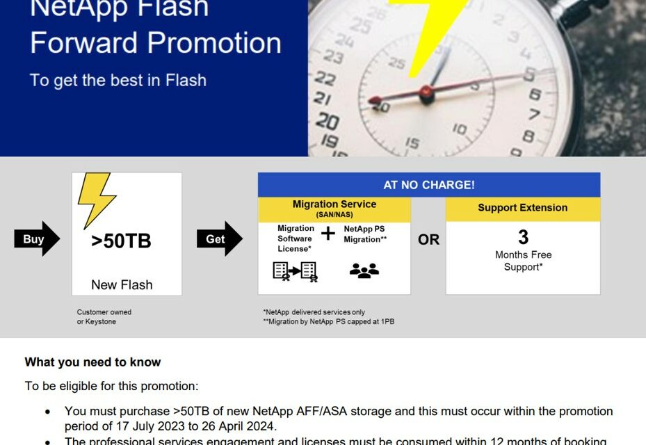 NetApp Flash Forward Promotion