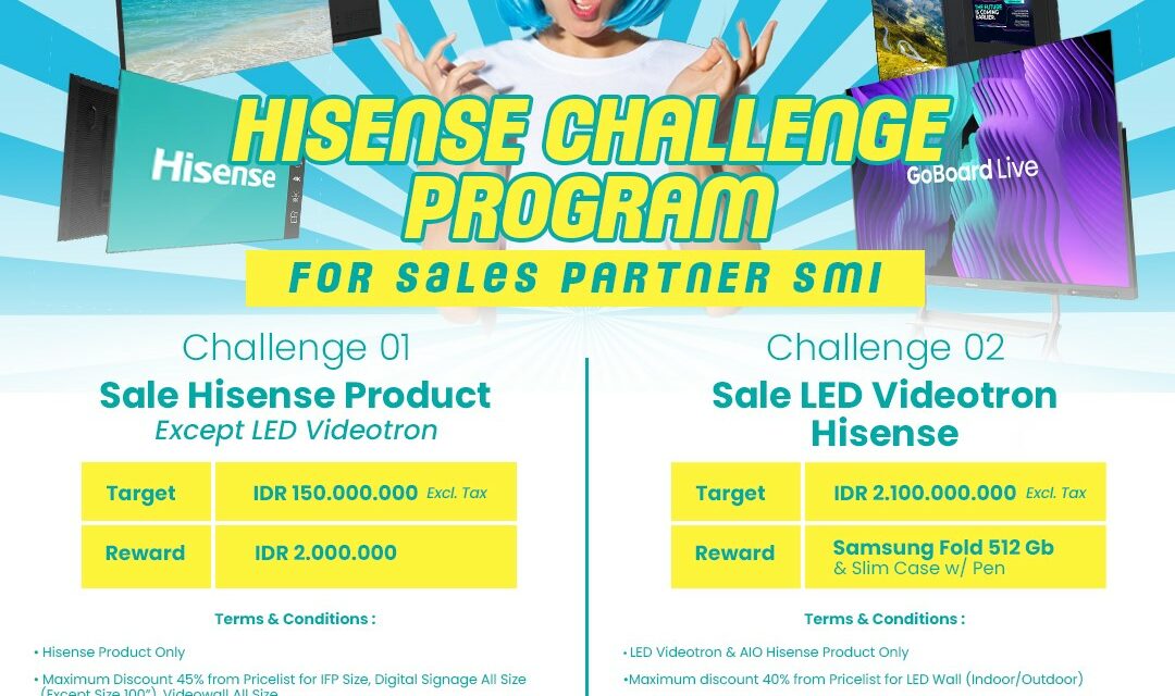 Hisense Challenge Program For Sales Partner SMI