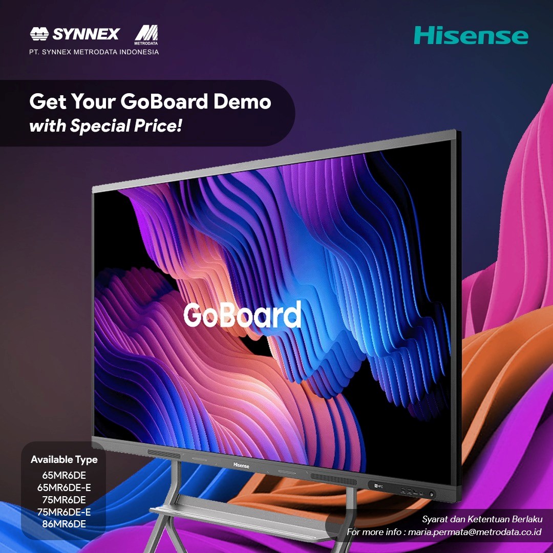 Hisense GoBoard Live Demo with Special Price! Synnex Metrodata