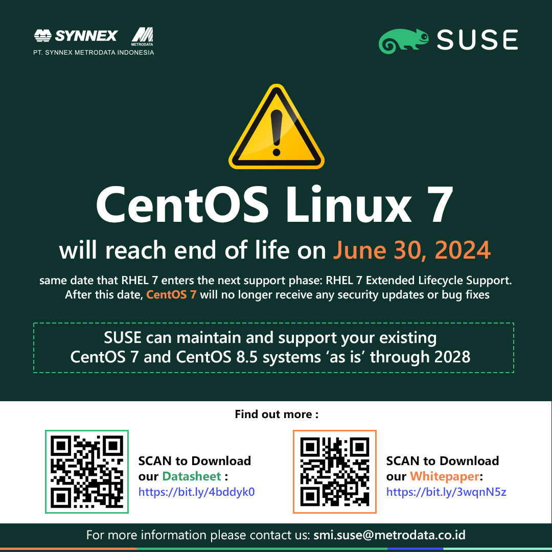 Suse CentOS Linux 7 Synnex Metrodata Indonesia