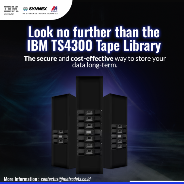IBM TS4300 Tape Library Synnex Metrodata Indonesia